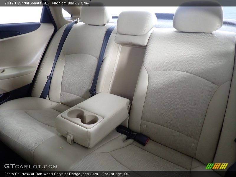 Midnight Black / Gray 2012 Hyundai Sonata GLS