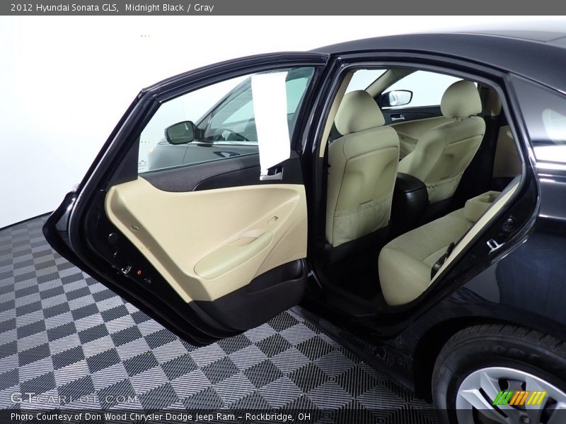 Midnight Black / Gray 2012 Hyundai Sonata GLS