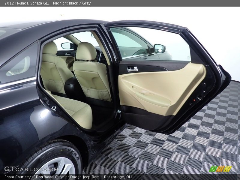 Midnight Black / Gray 2012 Hyundai Sonata GLS