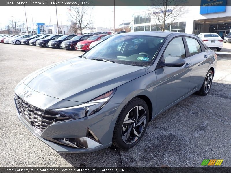 Electric Shadow / Black 2021 Hyundai Elantra SEL