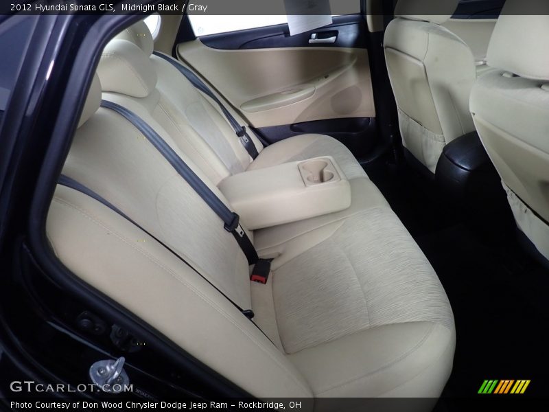 Midnight Black / Gray 2012 Hyundai Sonata GLS