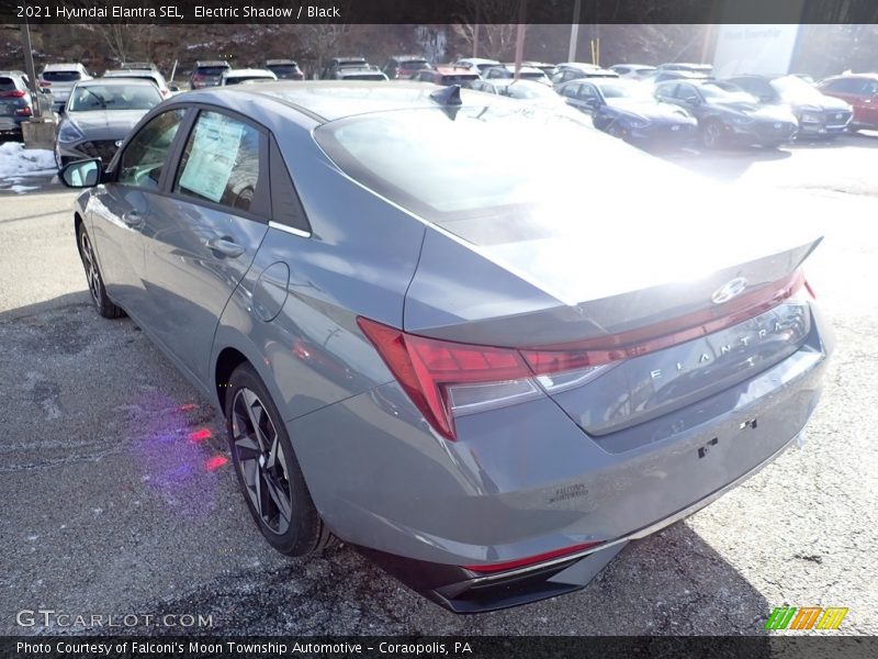 Electric Shadow / Black 2021 Hyundai Elantra SEL