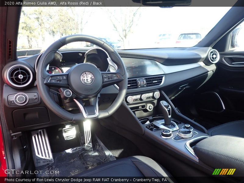 Alfa Rosso (Red) / Black 2020 Alfa Romeo Giulia AWD