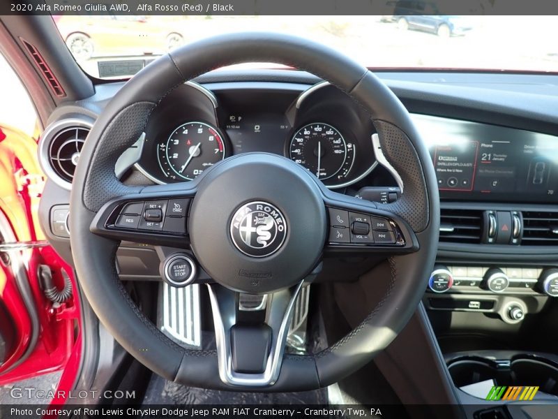 Alfa Rosso (Red) / Black 2020 Alfa Romeo Giulia AWD