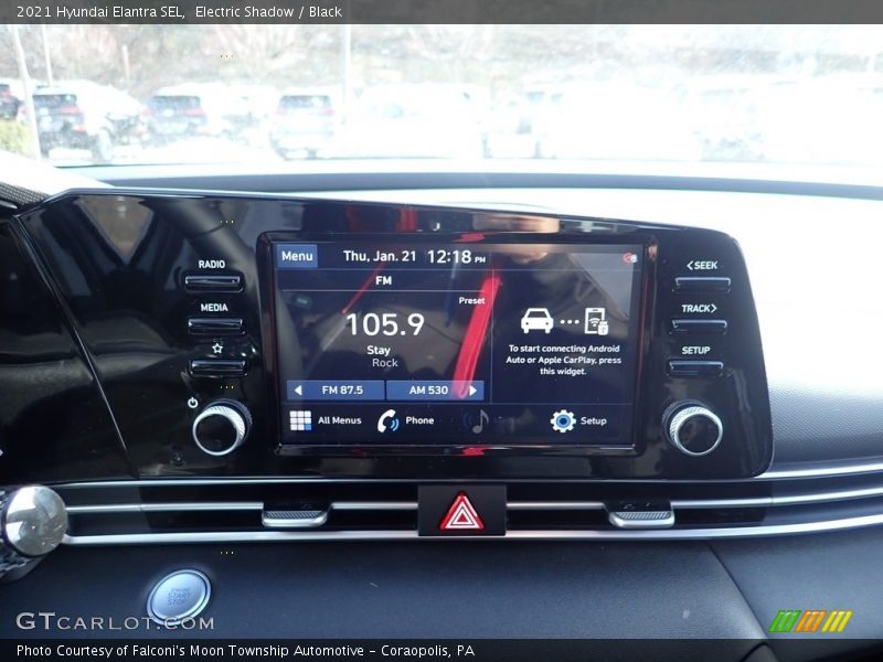 Electric Shadow / Black 2021 Hyundai Elantra SEL