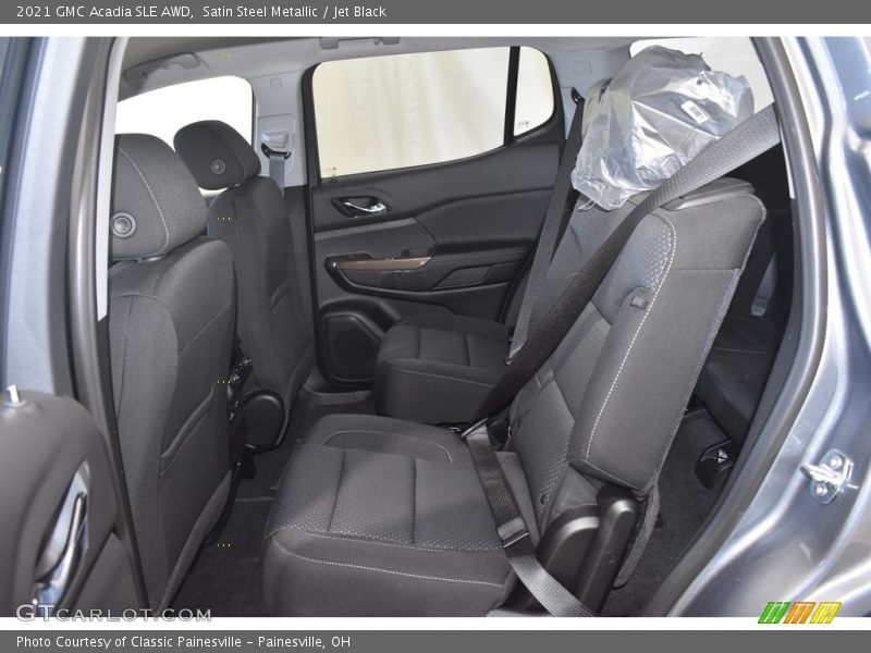 Satin Steel Metallic / Jet Black 2021 GMC Acadia SLE AWD