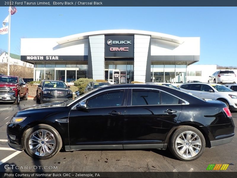 Ebony Black / Charcoal Black 2012 Ford Taurus Limited