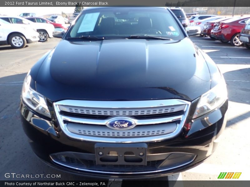 Ebony Black / Charcoal Black 2012 Ford Taurus Limited