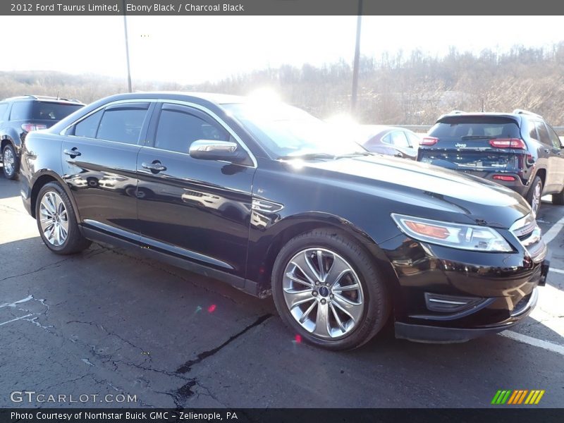 Ebony Black / Charcoal Black 2012 Ford Taurus Limited