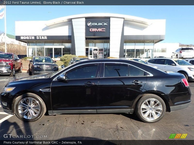 Ebony Black / Charcoal Black 2012 Ford Taurus Limited