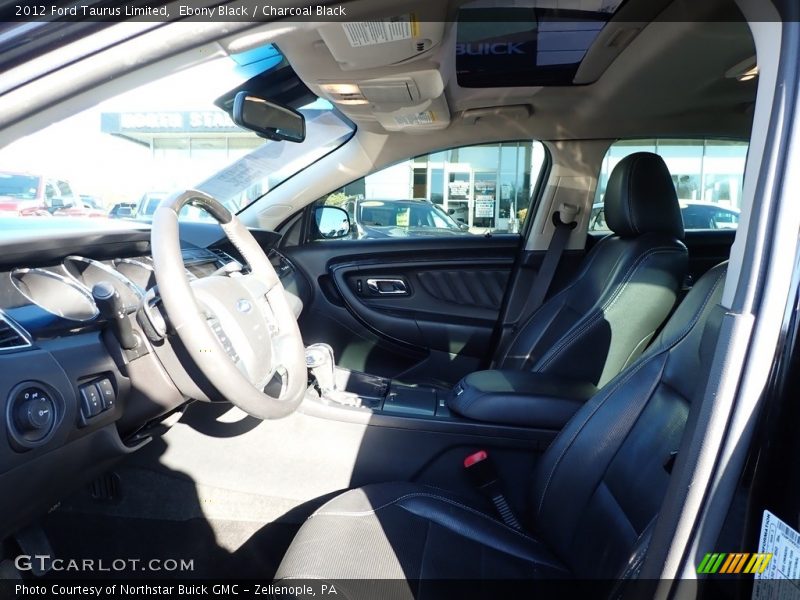 Ebony Black / Charcoal Black 2012 Ford Taurus Limited