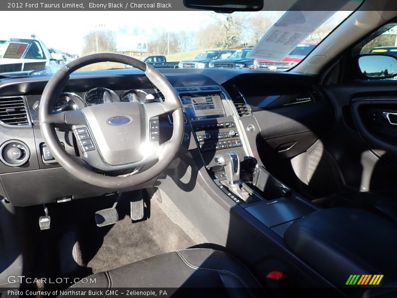Ebony Black / Charcoal Black 2012 Ford Taurus Limited