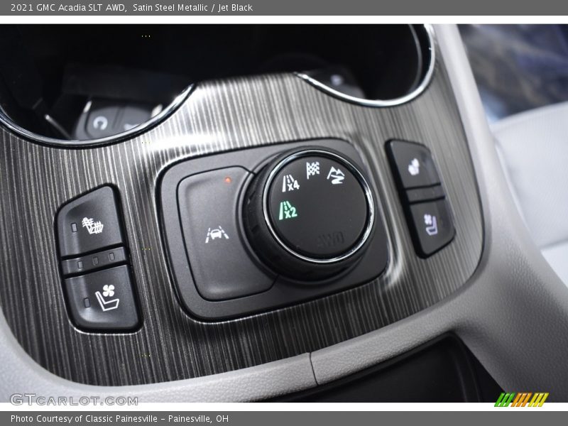 Satin Steel Metallic / Jet Black 2021 GMC Acadia SLT AWD