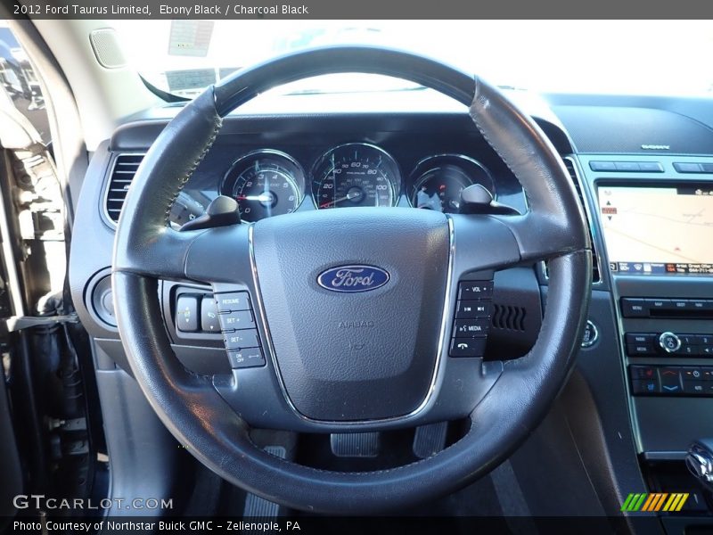 Ebony Black / Charcoal Black 2012 Ford Taurus Limited