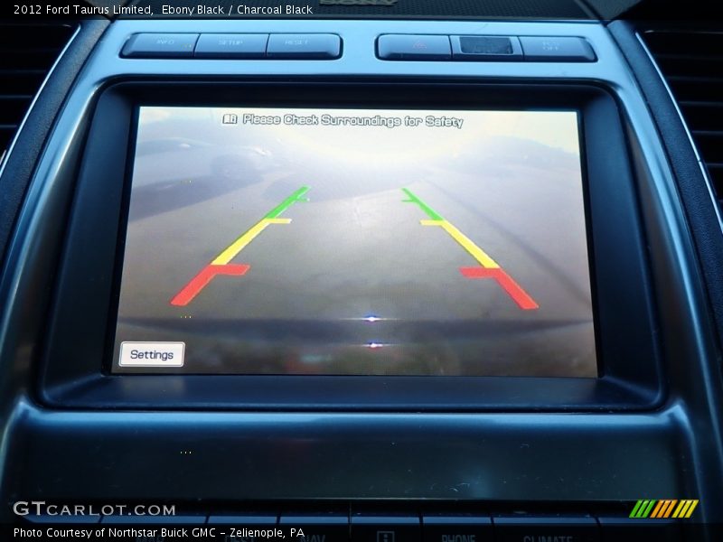 Ebony Black / Charcoal Black 2012 Ford Taurus Limited