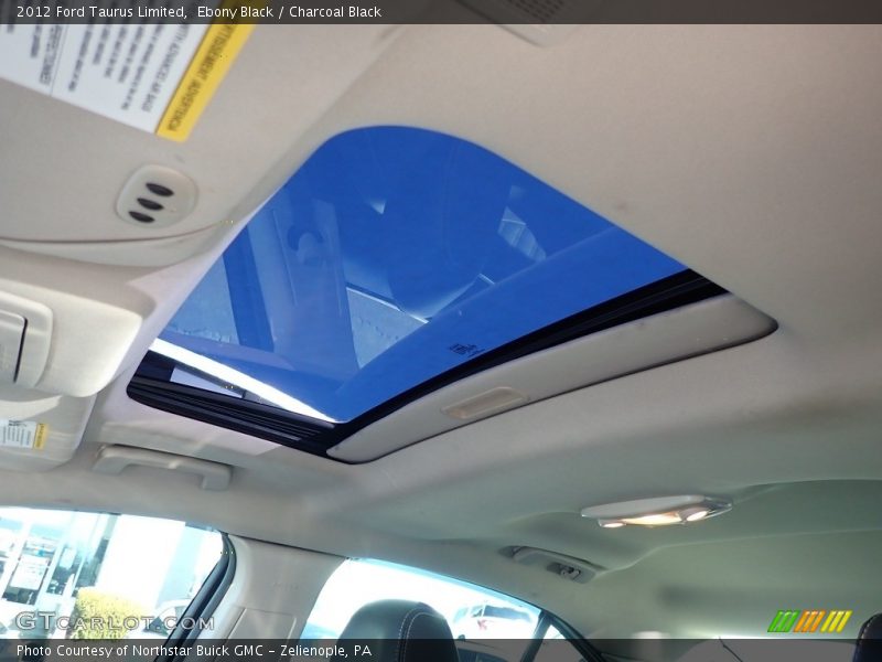 Ebony Black / Charcoal Black 2012 Ford Taurus Limited