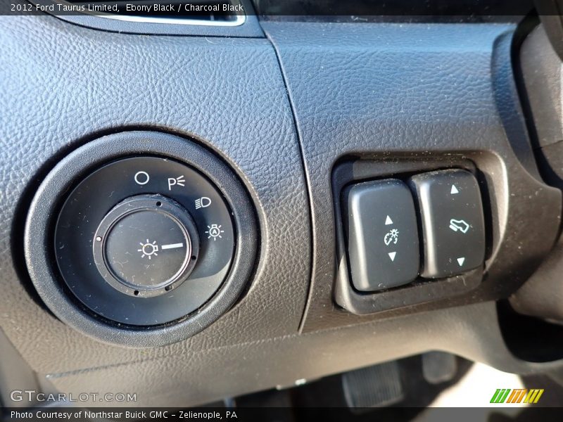 Ebony Black / Charcoal Black 2012 Ford Taurus Limited