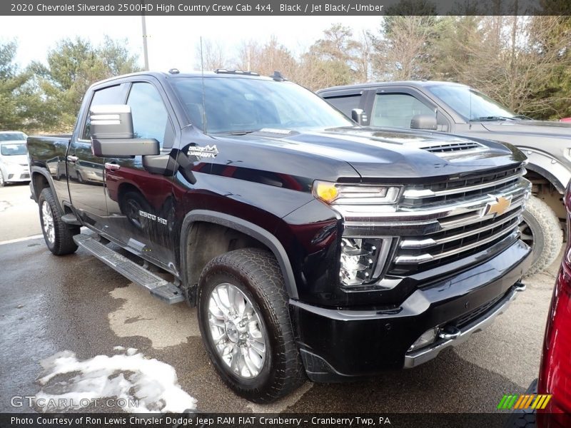 Black / Jet Black/­Umber 2020 Chevrolet Silverado 2500HD High Country Crew Cab 4x4