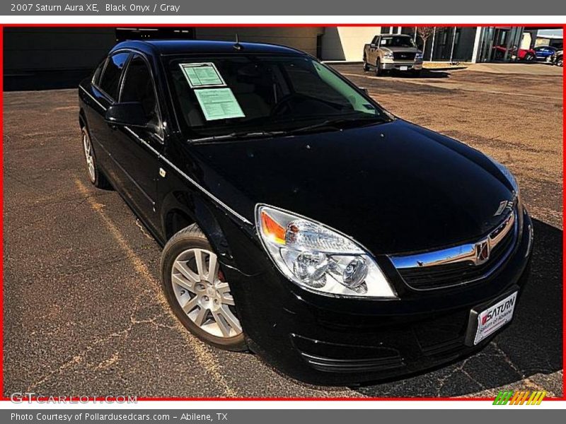 Black Onyx / Gray 2007 Saturn Aura XE