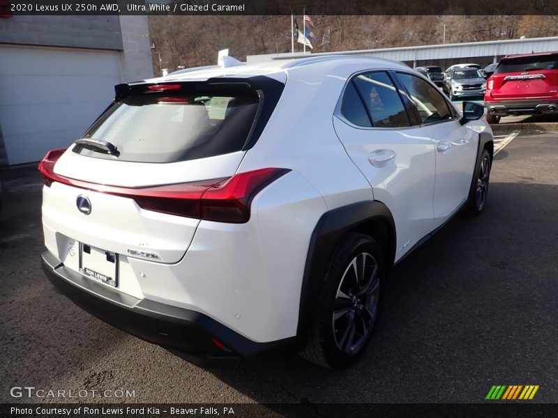 Ultra White / Glazed Caramel 2020 Lexus UX 250h AWD