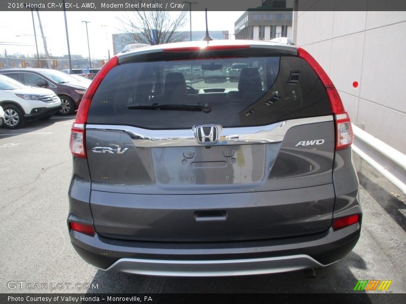Modern Steel Metallic / Gray 2016 Honda CR-V EX-L AWD