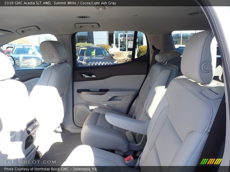 Summit White / Cocoa/Light Ash Gray 2018 GMC Acadia SLT AWD