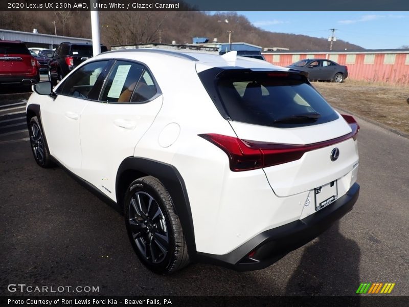 Ultra White / Glazed Caramel 2020 Lexus UX 250h AWD