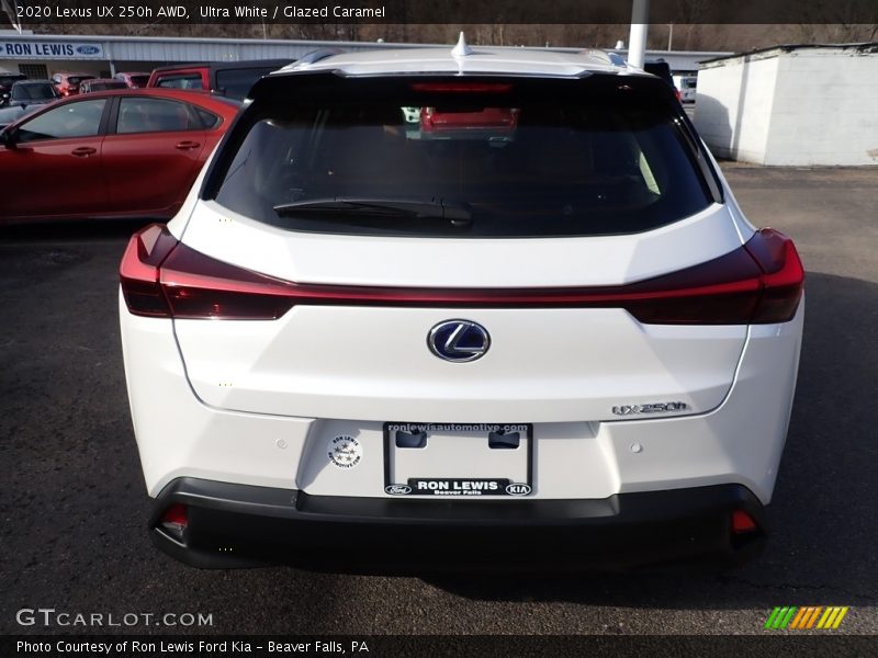 Ultra White / Glazed Caramel 2020 Lexus UX 250h AWD