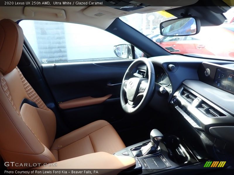 Ultra White / Glazed Caramel 2020 Lexus UX 250h AWD