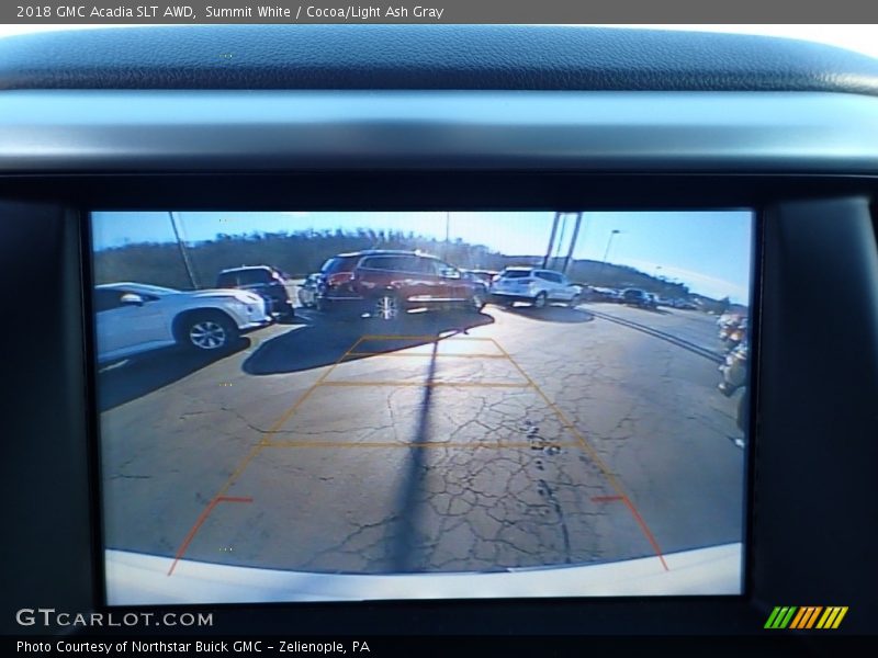 Summit White / Cocoa/Light Ash Gray 2018 GMC Acadia SLT AWD
