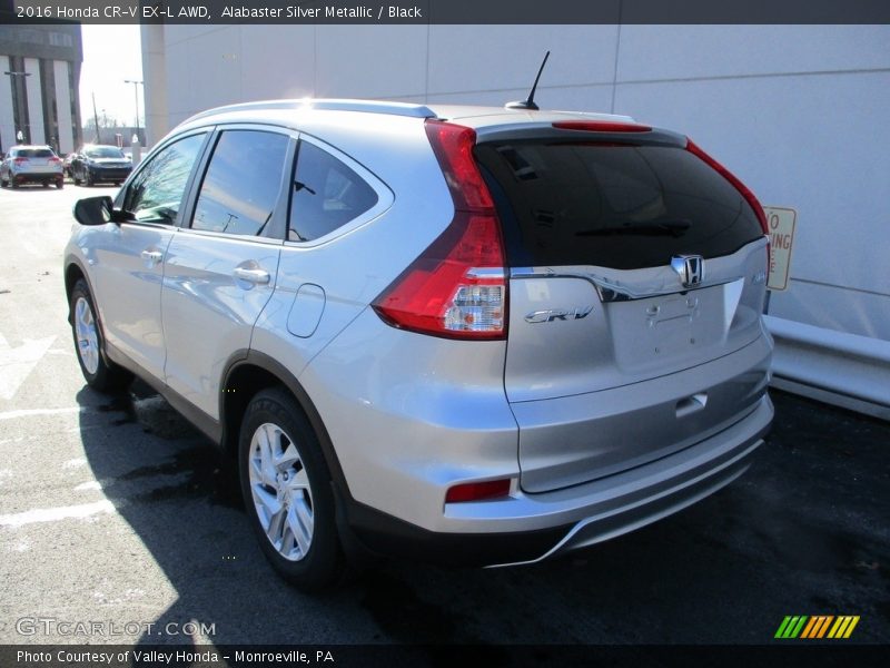 Alabaster Silver Metallic / Black 2016 Honda CR-V EX-L AWD