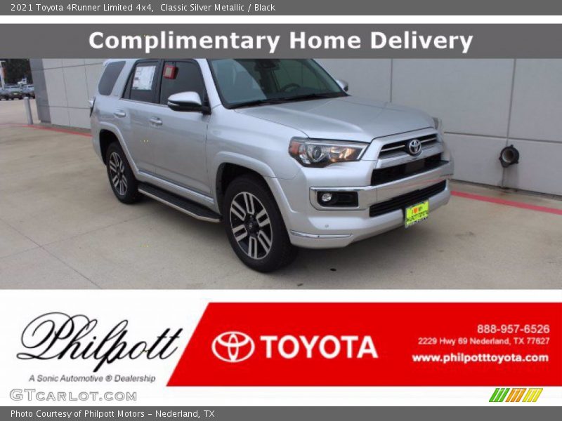 Classic Silver Metallic / Black 2021 Toyota 4Runner Limited 4x4