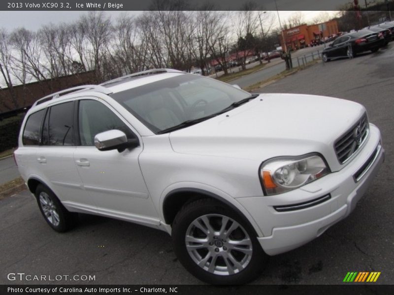 Ice White / Beige 2013 Volvo XC90 3.2