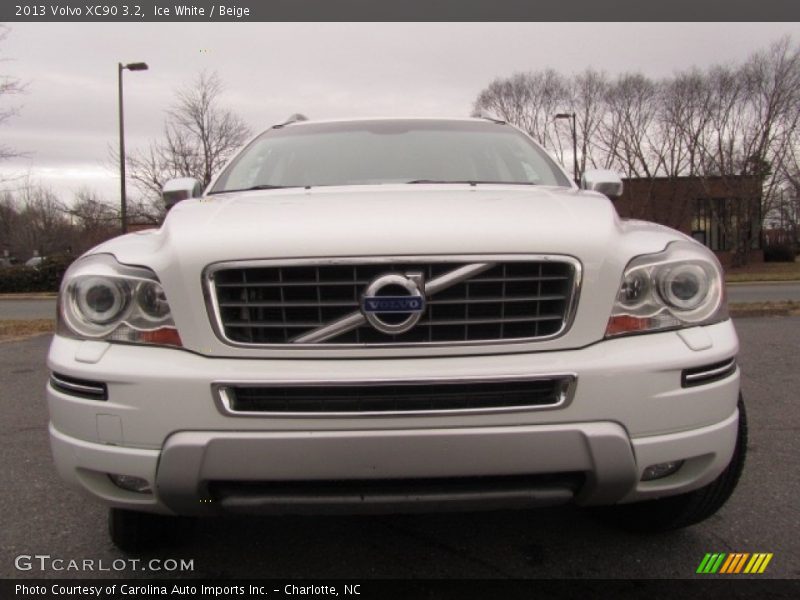 Ice White / Beige 2013 Volvo XC90 3.2