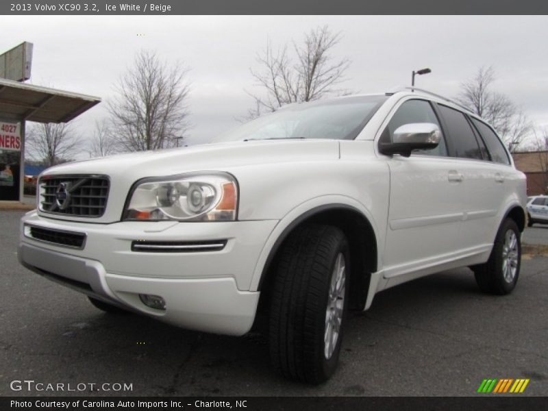 Ice White / Beige 2013 Volvo XC90 3.2