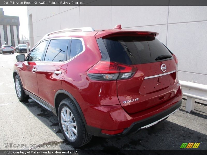 Palatial Ruby / Charcoal 2017 Nissan Rogue SL AWD