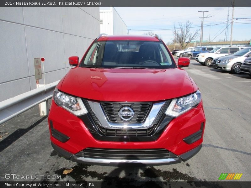 Palatial Ruby / Charcoal 2017 Nissan Rogue SL AWD