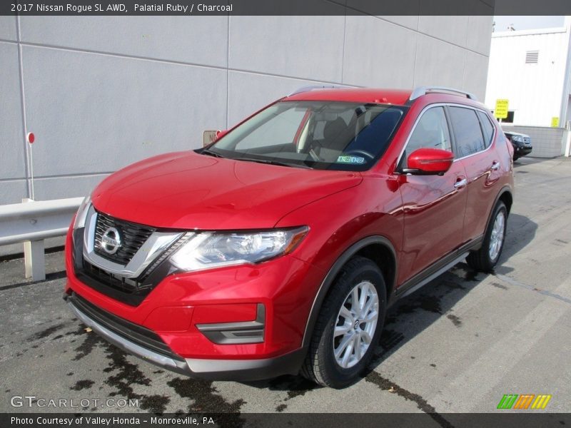 Palatial Ruby / Charcoal 2017 Nissan Rogue SL AWD