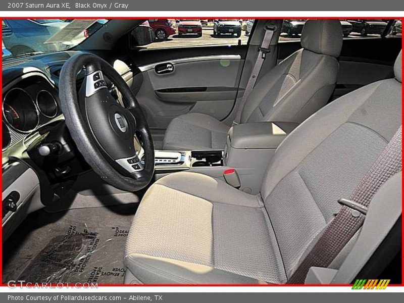 Black Onyx / Gray 2007 Saturn Aura XE