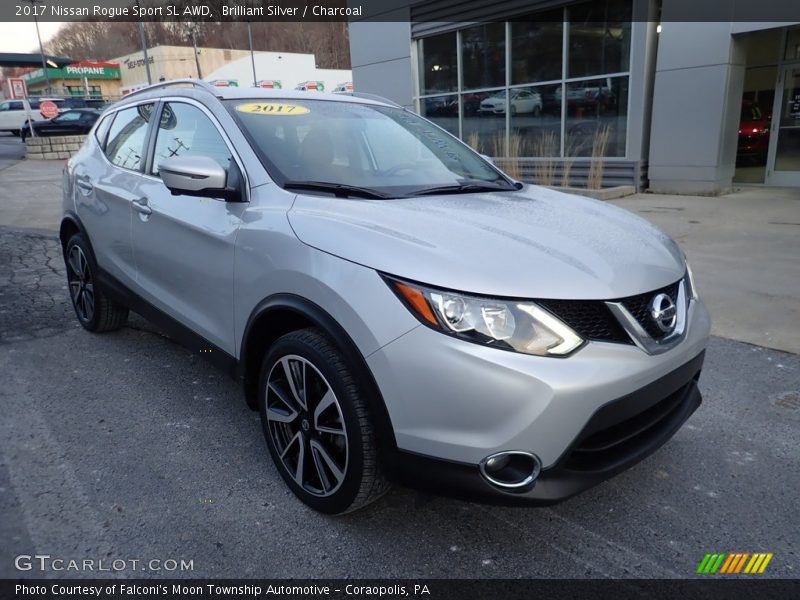 Brilliant Silver / Charcoal 2017 Nissan Rogue Sport SL AWD