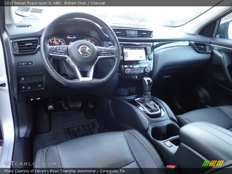 Brilliant Silver / Charcoal 2017 Nissan Rogue Sport SL AWD