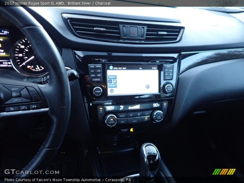 Brilliant Silver / Charcoal 2017 Nissan Rogue Sport SL AWD