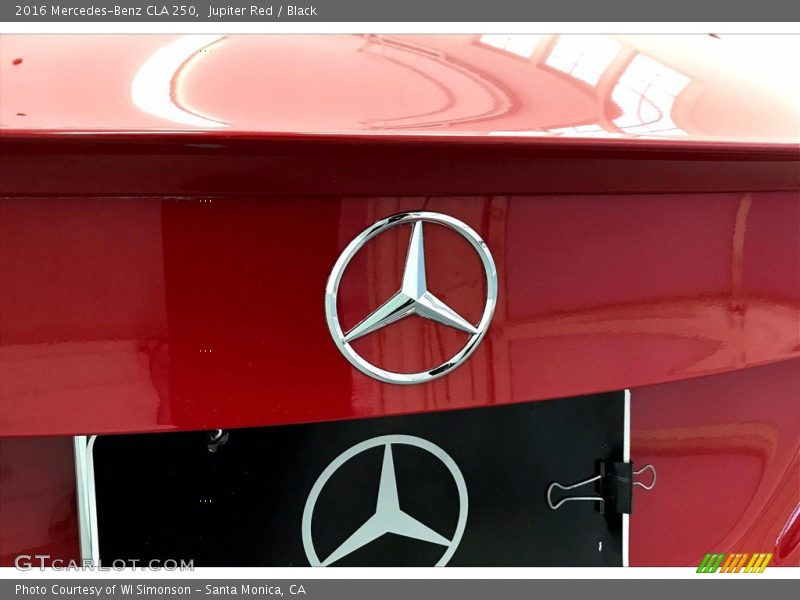 Jupiter Red / Black 2016 Mercedes-Benz CLA 250