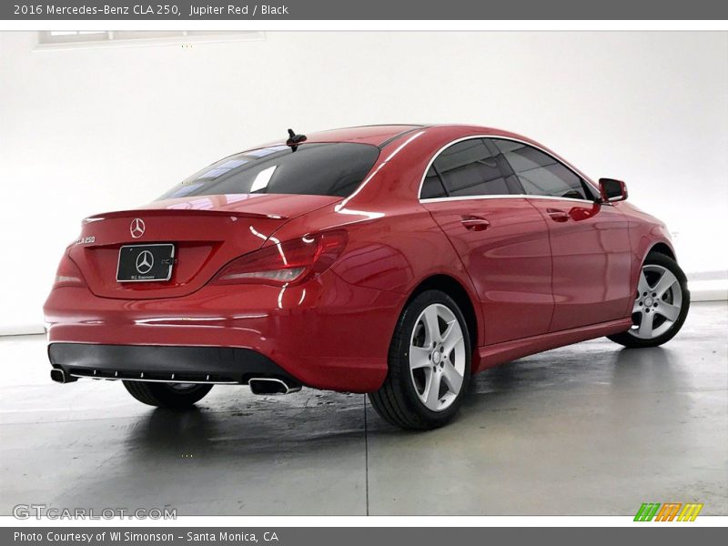 Jupiter Red / Black 2016 Mercedes-Benz CLA 250