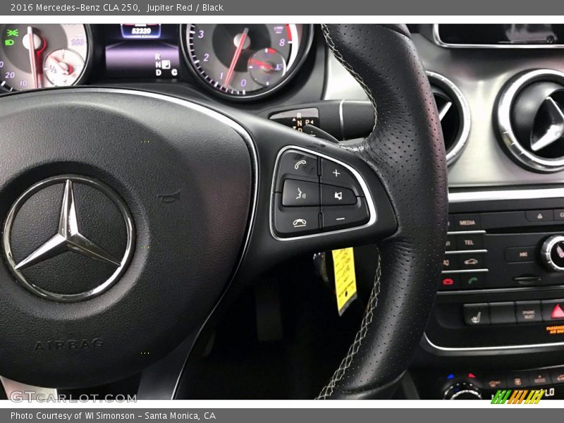 Jupiter Red / Black 2016 Mercedes-Benz CLA 250