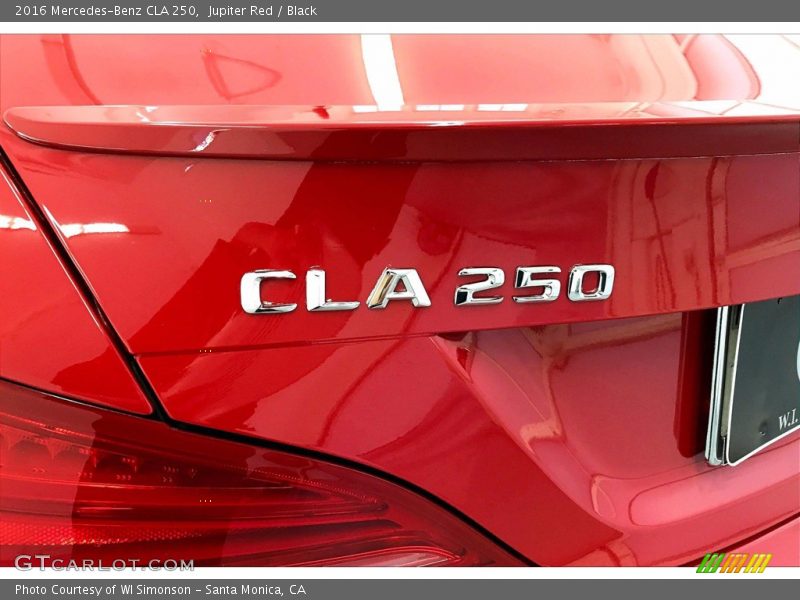 Jupiter Red / Black 2016 Mercedes-Benz CLA 250
