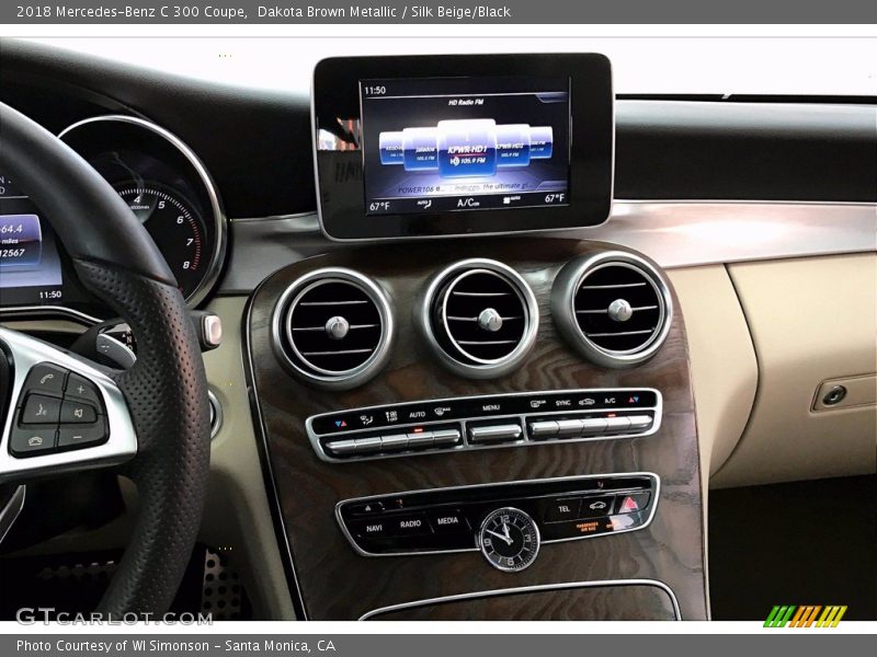 Dakota Brown Metallic / Silk Beige/Black 2018 Mercedes-Benz C 300 Coupe