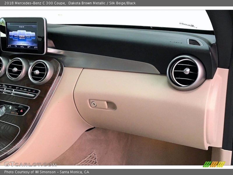 Dakota Brown Metallic / Silk Beige/Black 2018 Mercedes-Benz C 300 Coupe