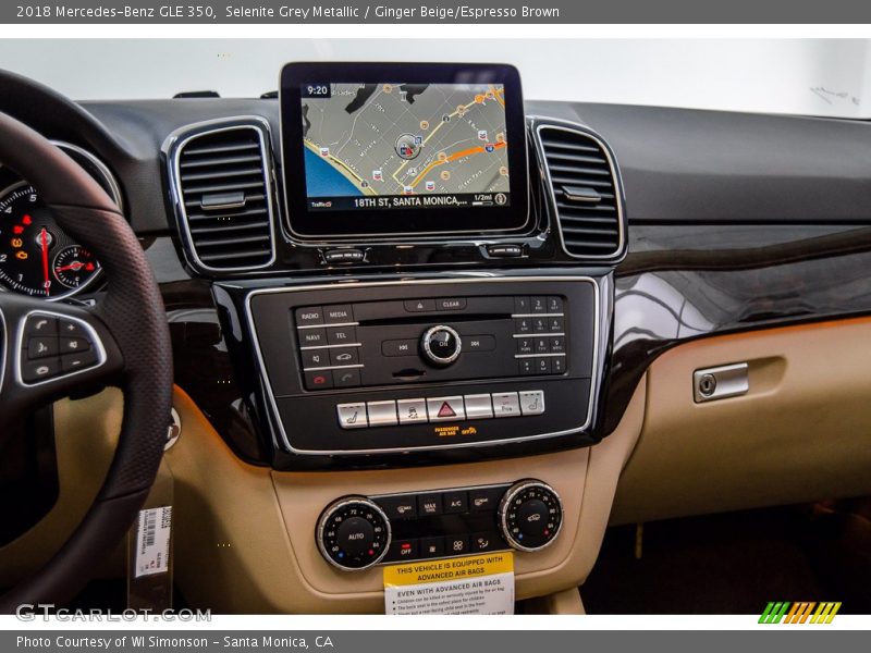 Selenite Grey Metallic / Ginger Beige/Espresso Brown 2018 Mercedes-Benz GLE 350