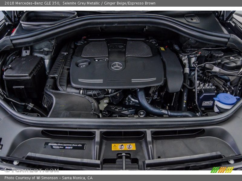 Selenite Grey Metallic / Ginger Beige/Espresso Brown 2018 Mercedes-Benz GLE 350